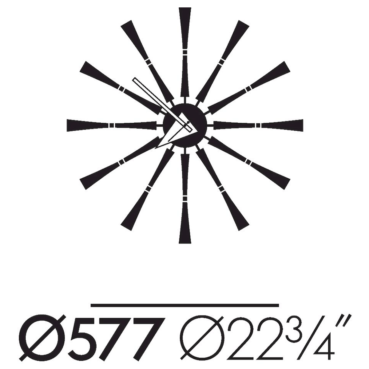 Vitra ヴィトラ Spindle Clock