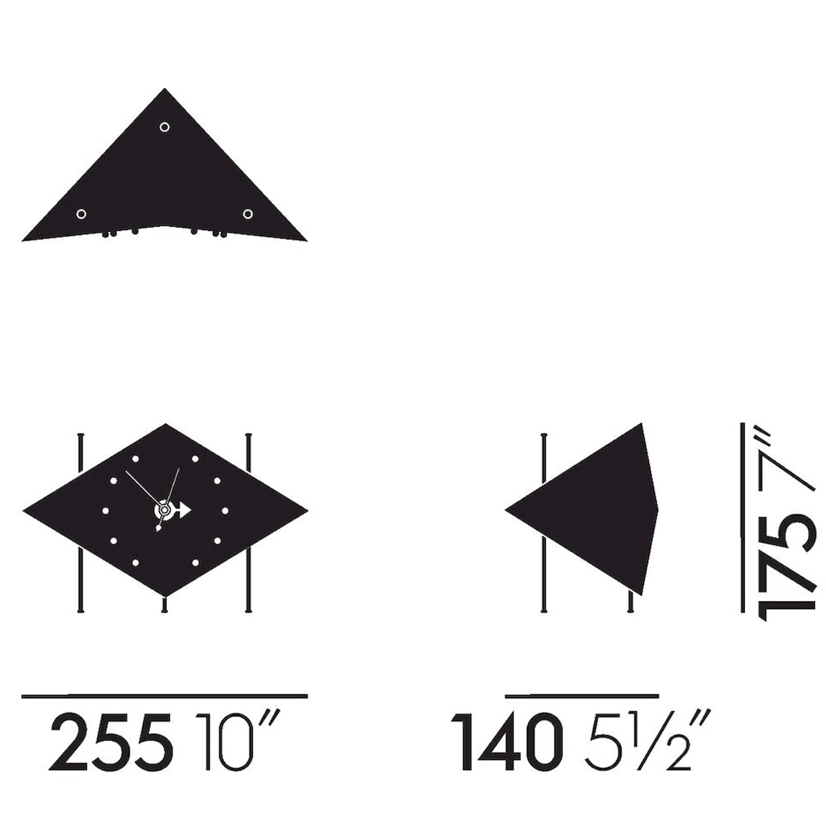 Vitra ヴィトラ Diamond Clock