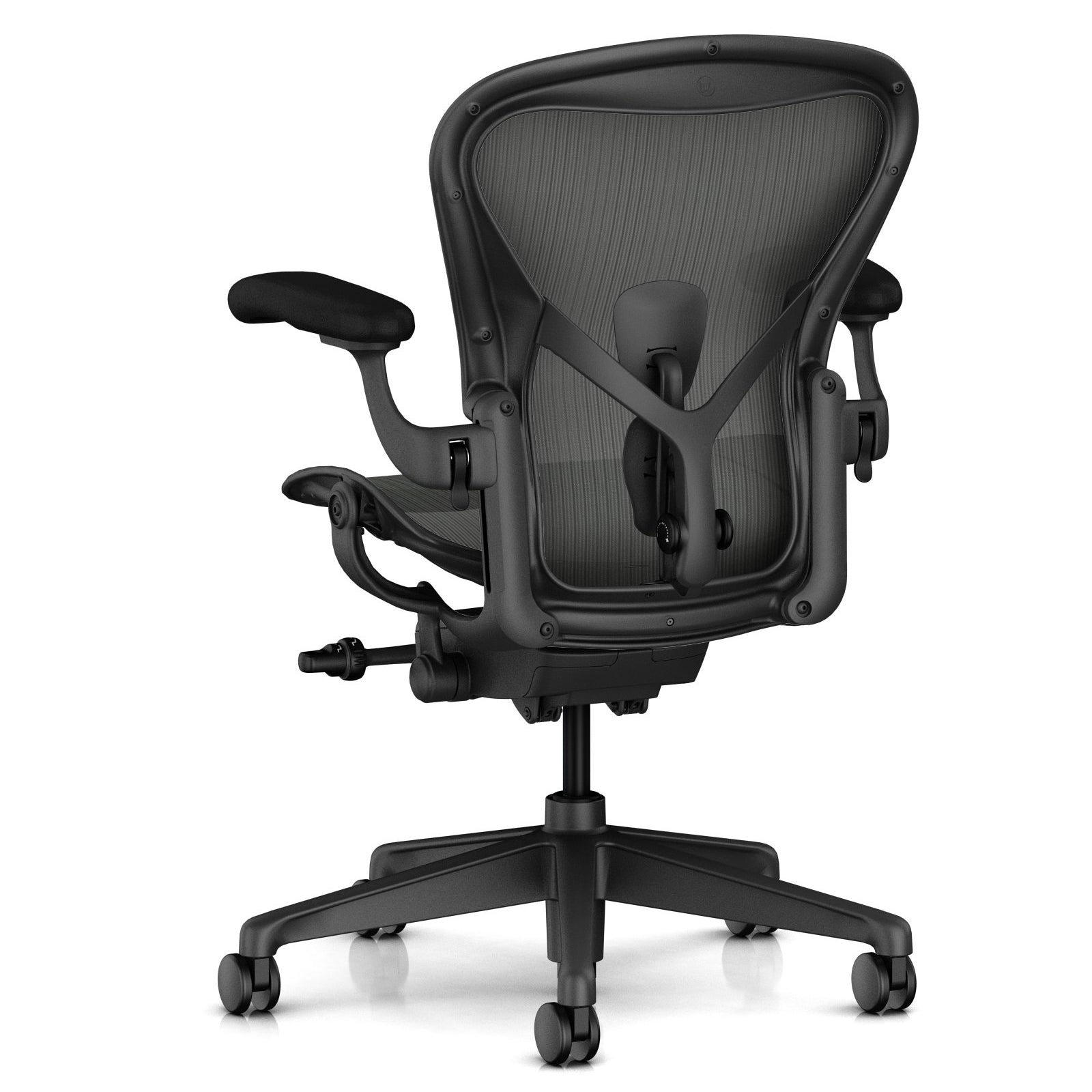 Herman Miller アーロンチェア グラファイト 堅床/カーペット用キャスター