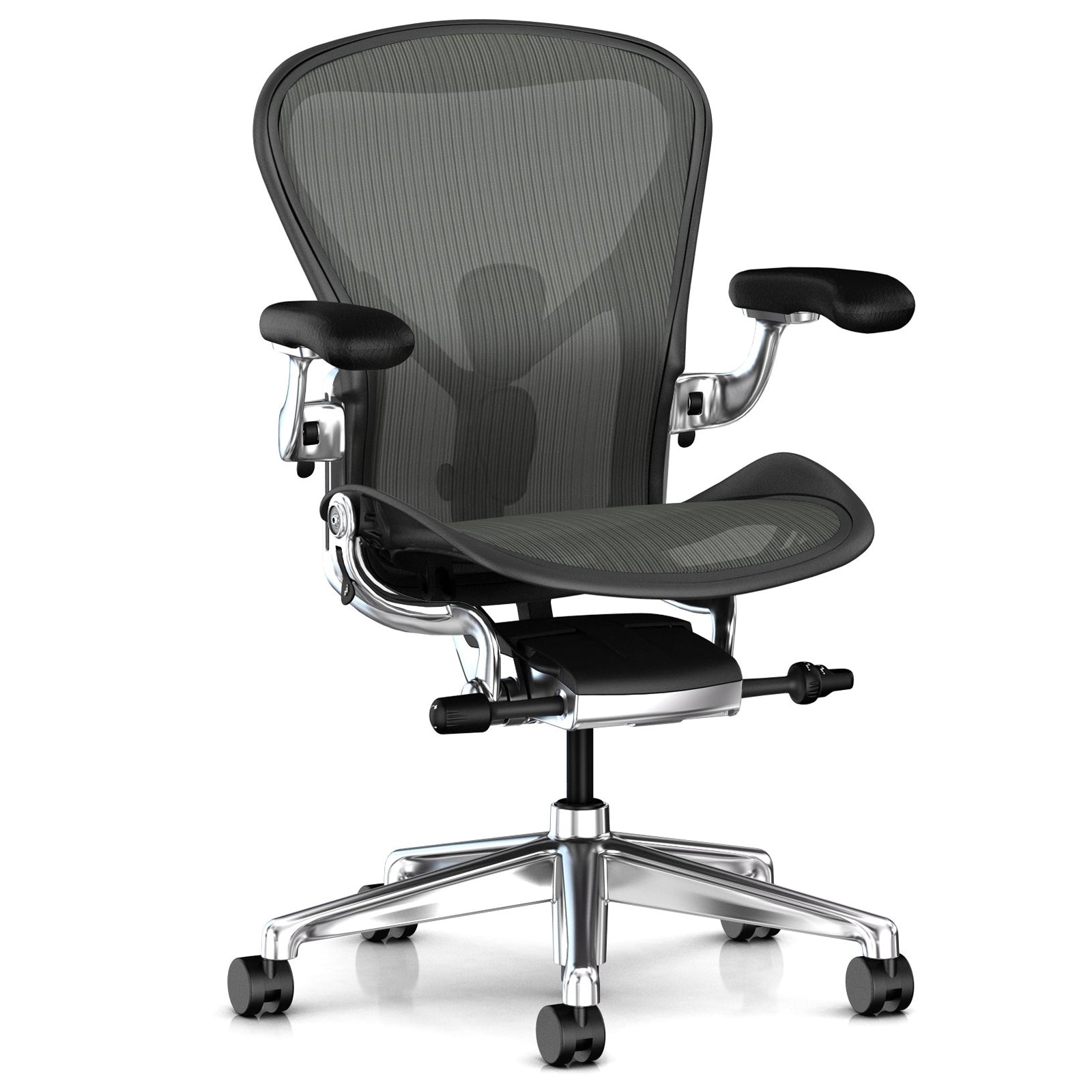 Herman Miller アーロンチェア グラファイト・ポリッシュドアルミニウム