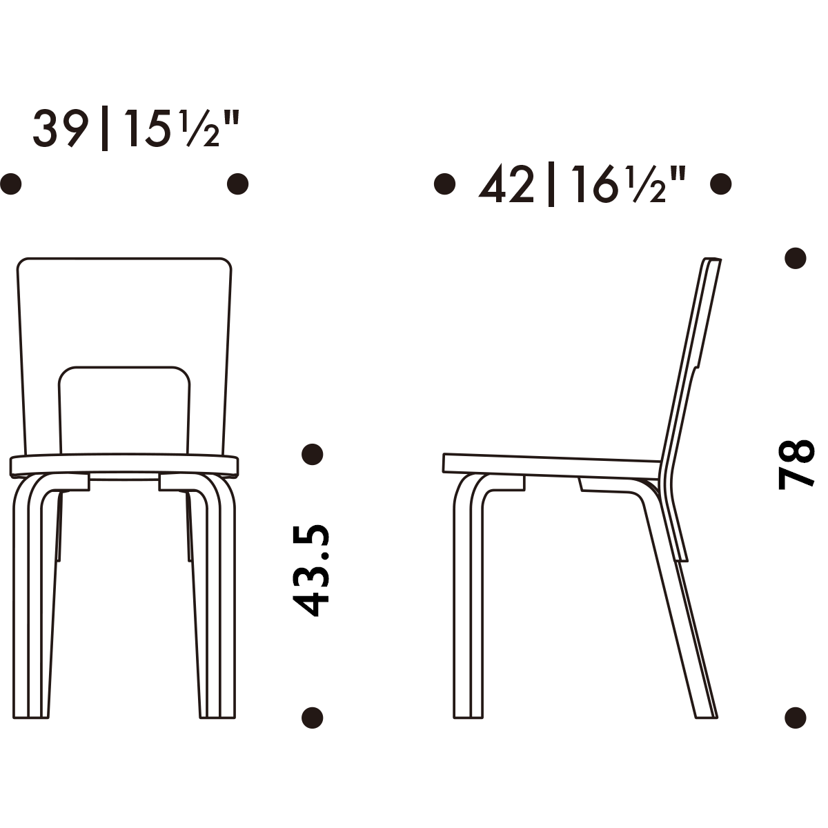 Artek Chair 66 アルテック チェア 66