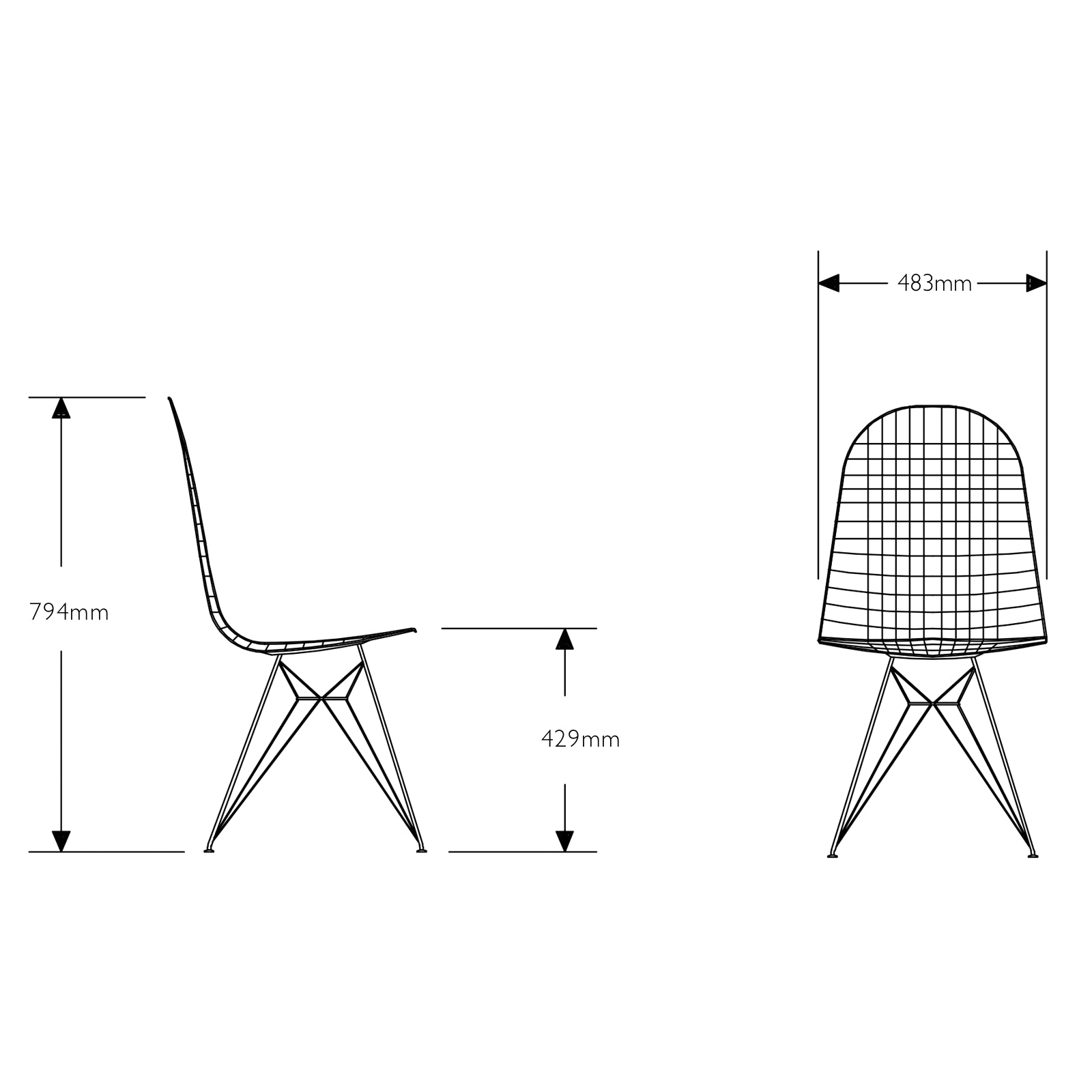 Herman Miller Eames Wire Chair