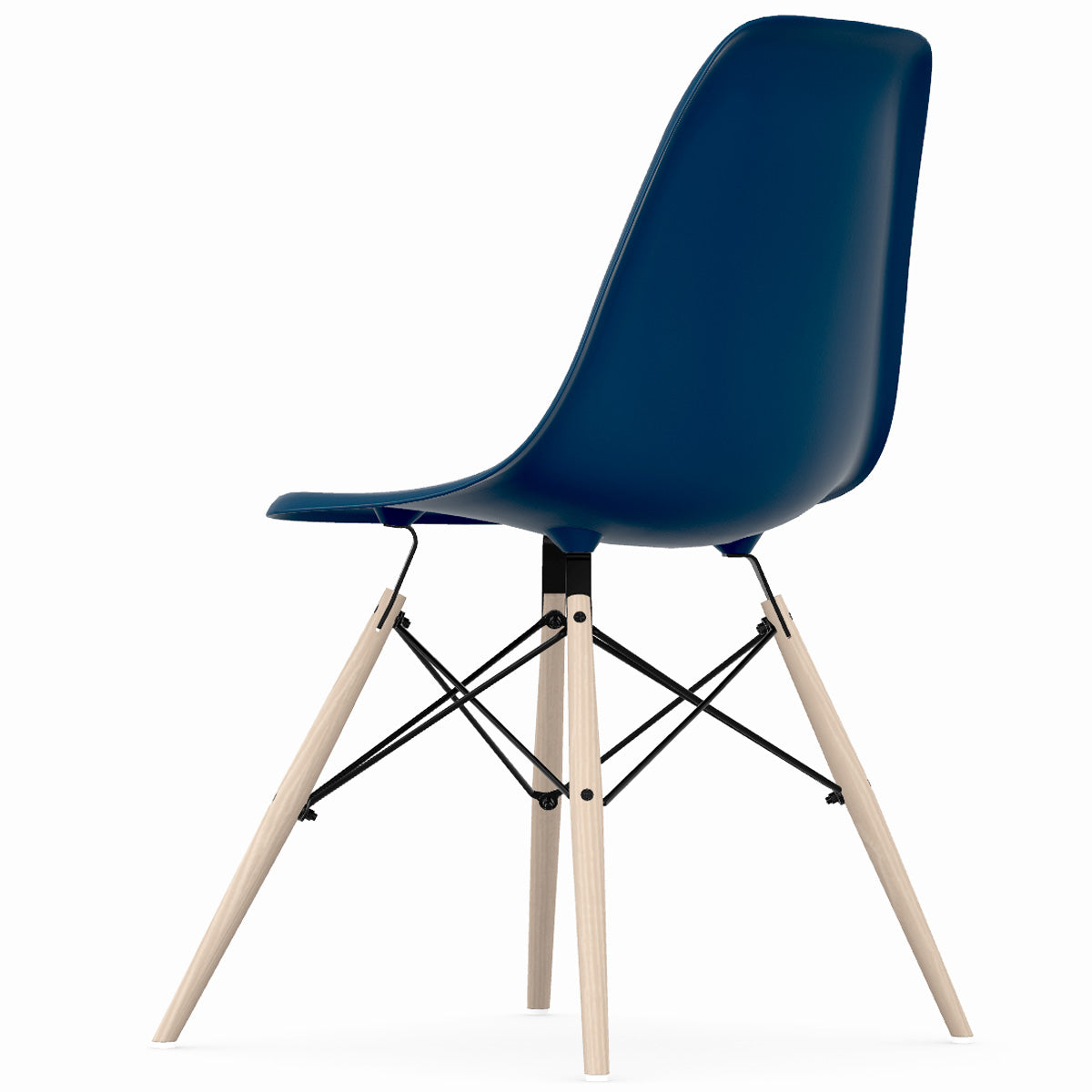 Herman Miller Eames Plastic Shell Side Chair Dowel-Leg