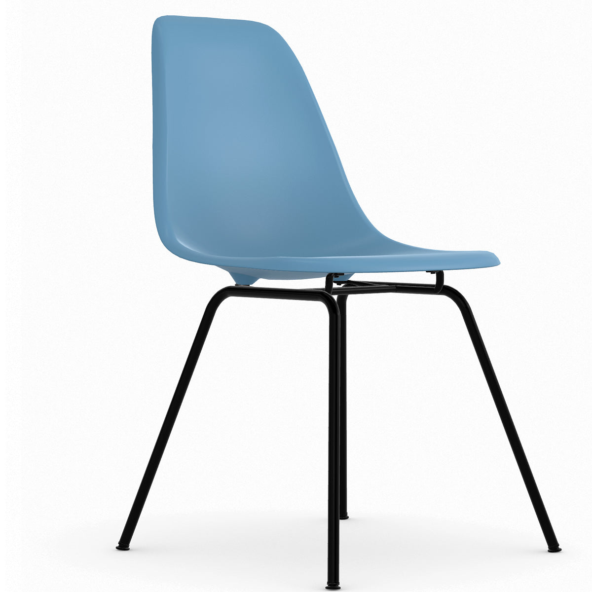 Herman Miller Eames Plastic Shell Side Chair 4legbase