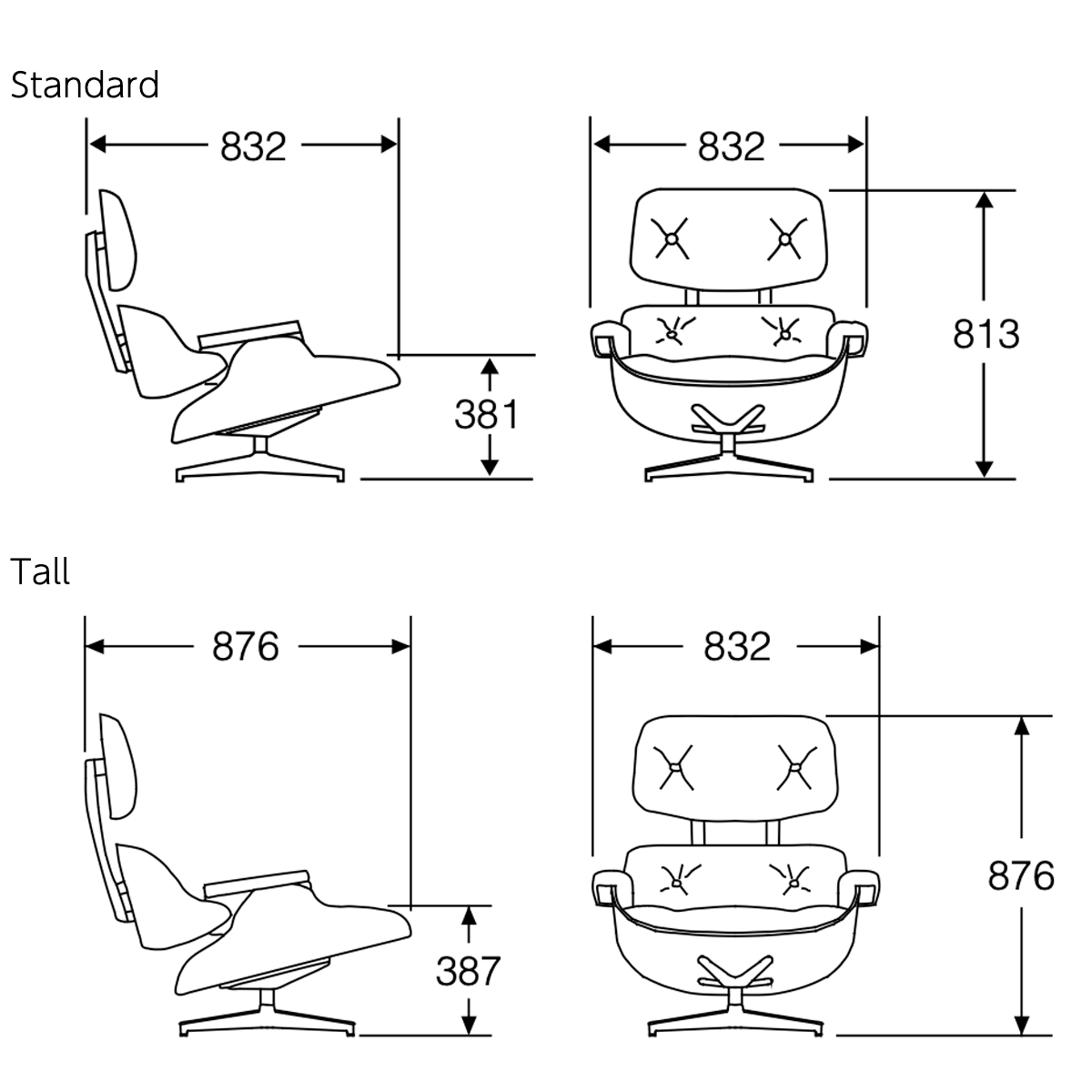 Herman Miller Eames Lounge Chair and Ottoman イームズラウンジチェア&オットマン