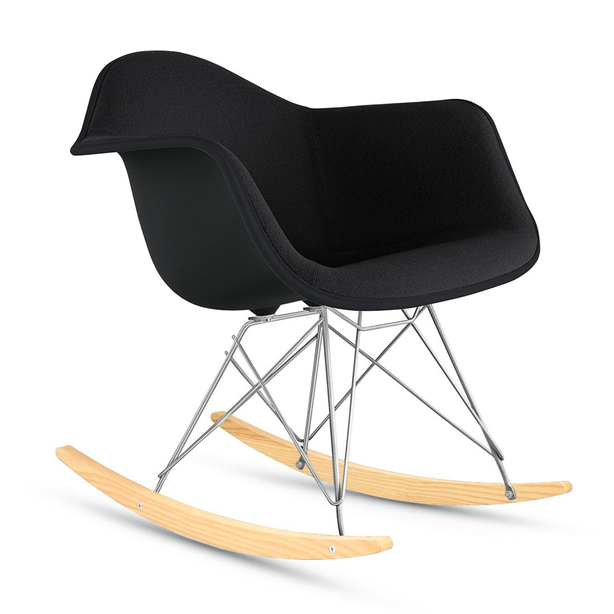 Herman Miller Eames Upholstered Plastic Shell Armchair Chair Rocker Base イームズ アプホルスター プラスチックシェル アームチェア ロッカーベース