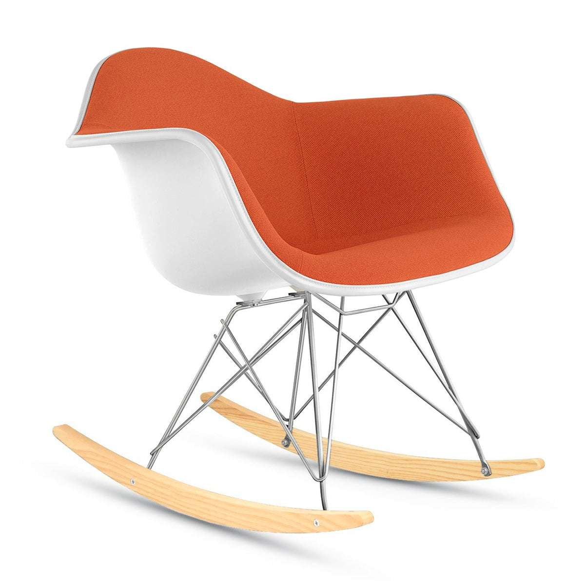 Herman Miller Eames Upholstered Plastic Shell Armchair Chair Rocker Base イームズ アプホルスター プラスチックシェル アームチェア ロッカーベース