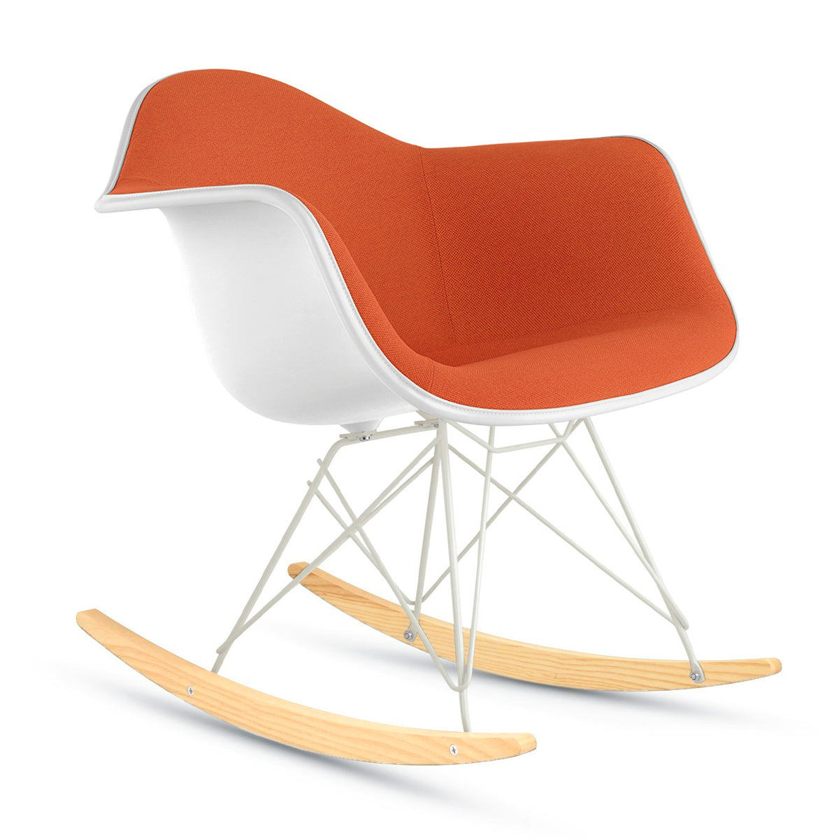 Herman Miller Eames Upholstered Plastic Shell Armchair Chair Rocker Base イームズ アプホルスター プラスチックシェル アームチェア ロッカーベース