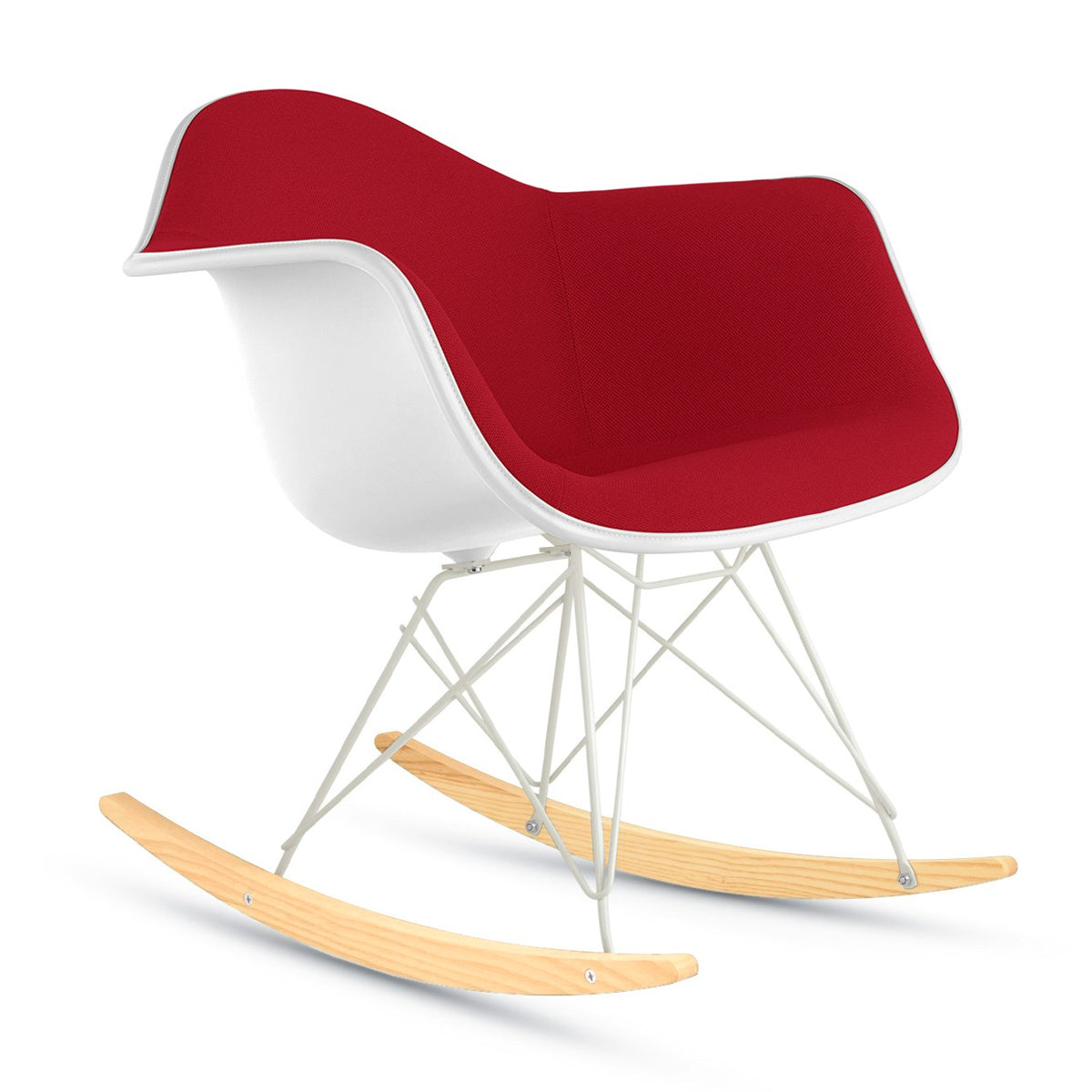 Herman Miller Eames Upholstered Plastic Shell Armchair Chair Rocker Base イームズ アプホルスター プラスチックシェル アームチェア ロッカーベース