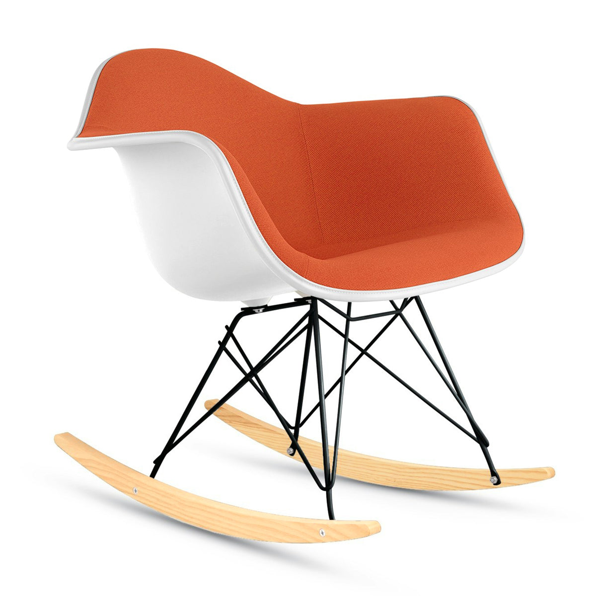 Herman Miller Eames Upholstered Plastic Shell Armchair Chair Rocker Base イームズ アプホルスター プラスチックシェル アームチェア ロッカーベース