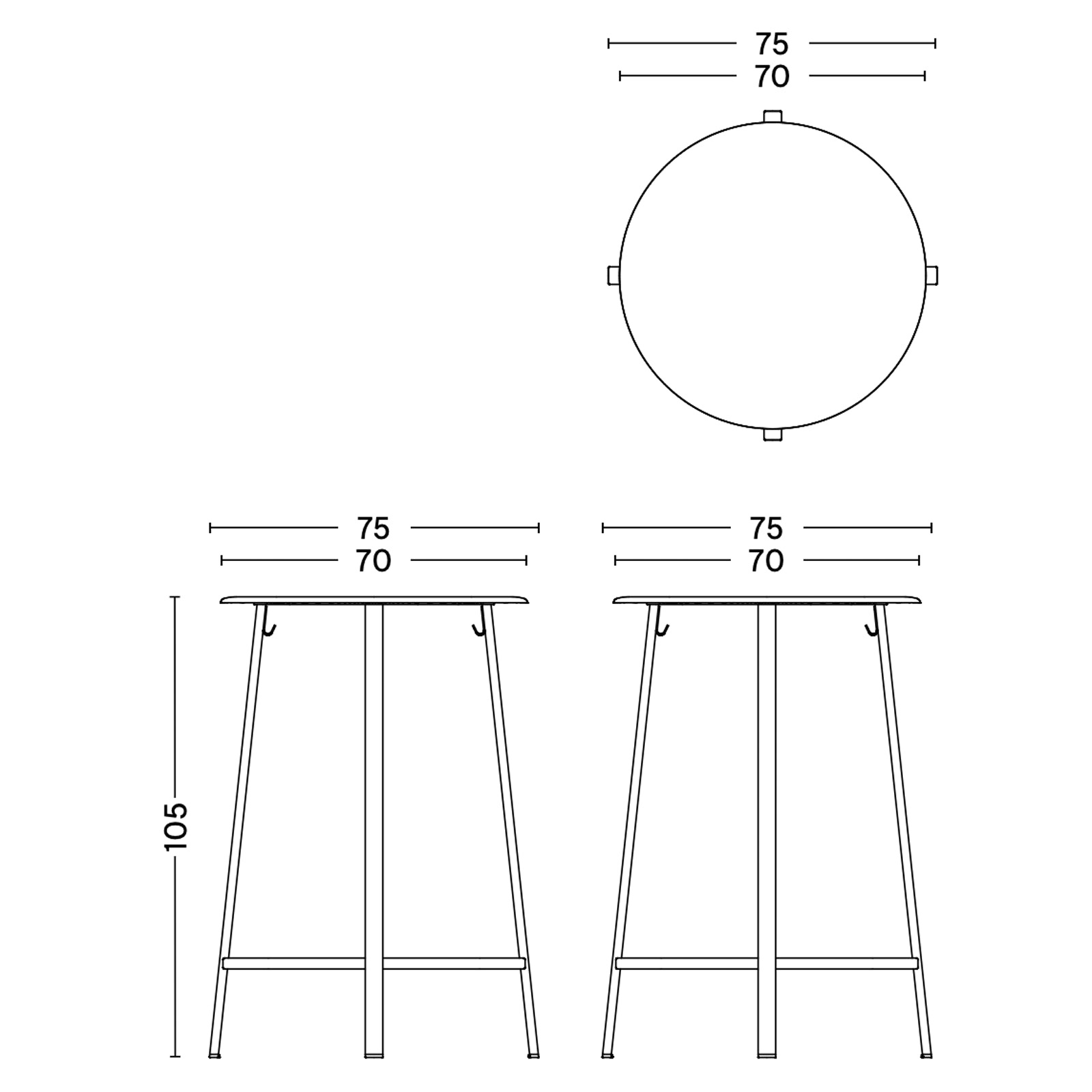 HAY REVOLVER TABLE ヘイ リボルバー テーブル