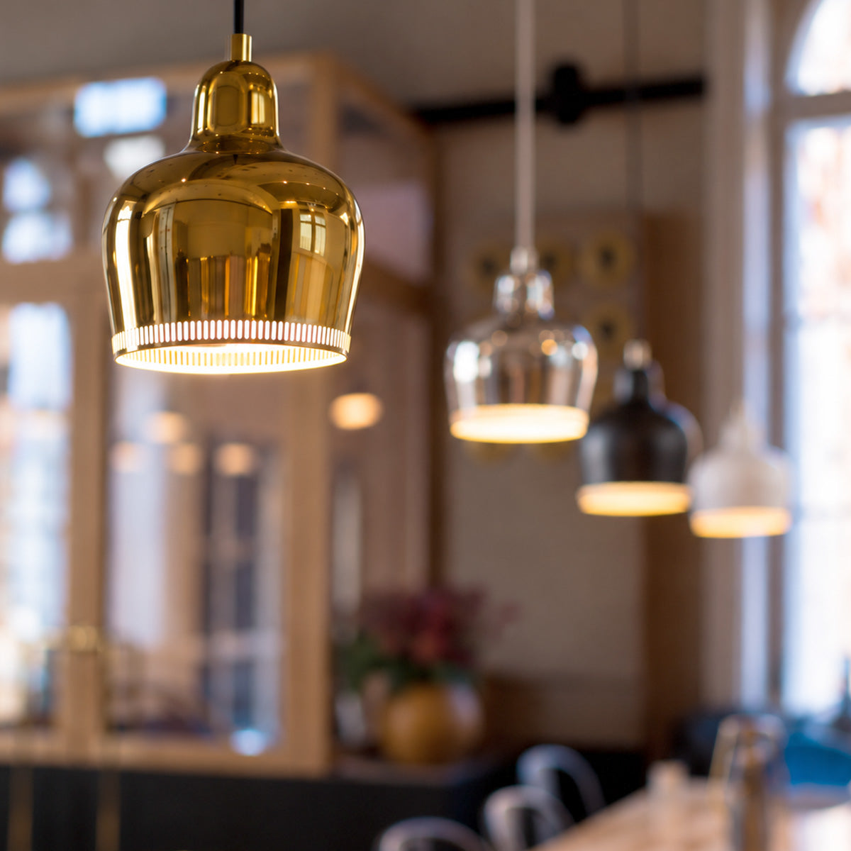 Artek Pendant Light A330S Golden Bell