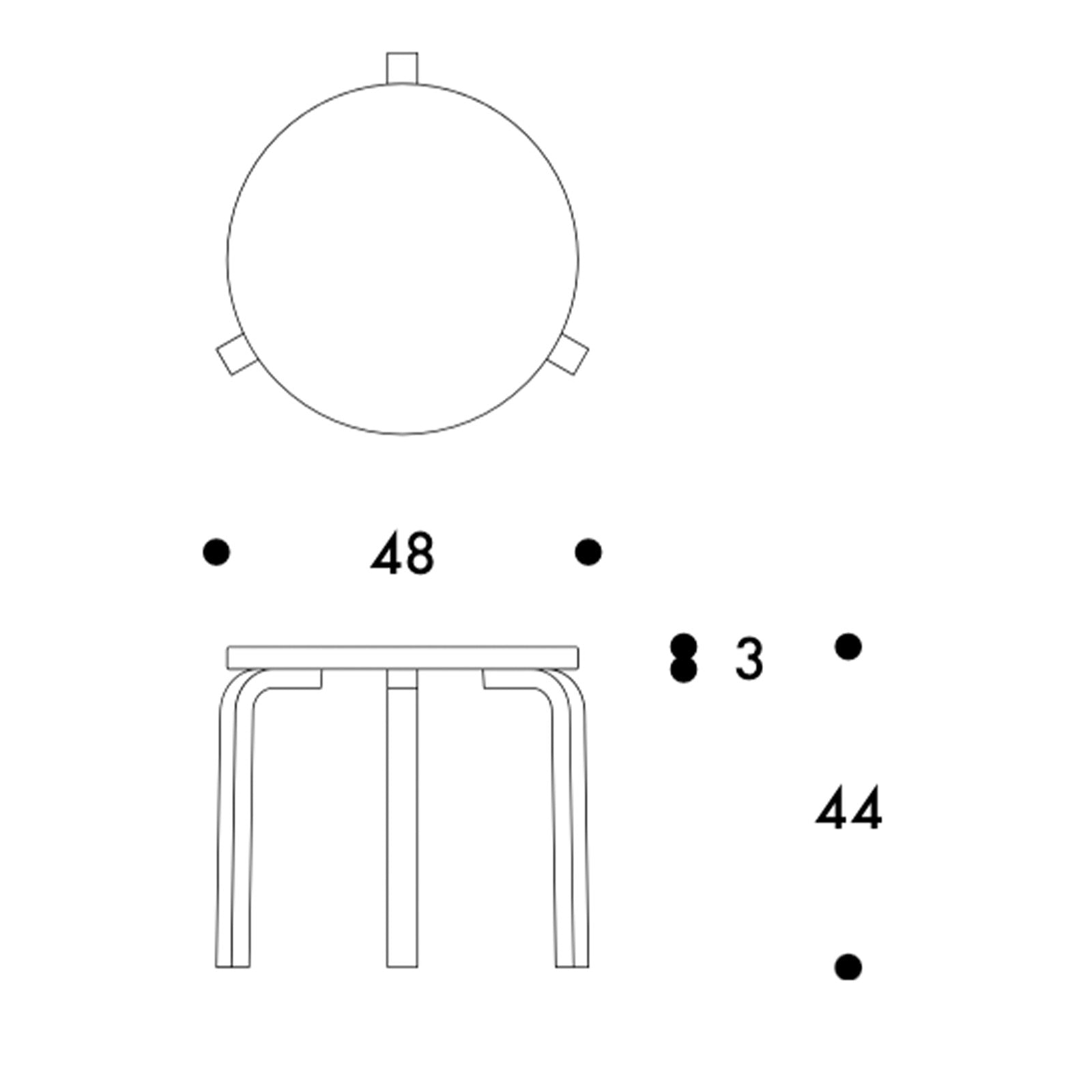 アルテック+マリメッコ テーブル