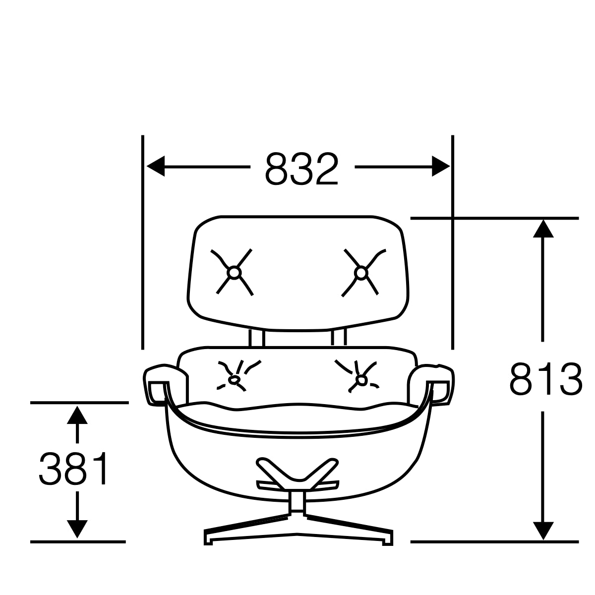 Herman Miller Eames Lounge Chair and Ottoman イームズラウンジチェア&オットマン Graphite Lather