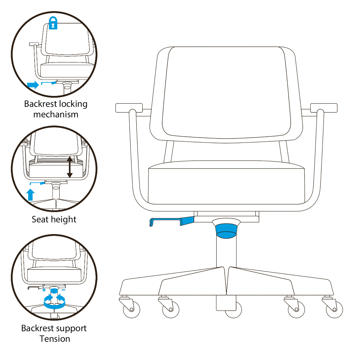 Vitra Jean Prouvé Fauteuil Direction Pivotant