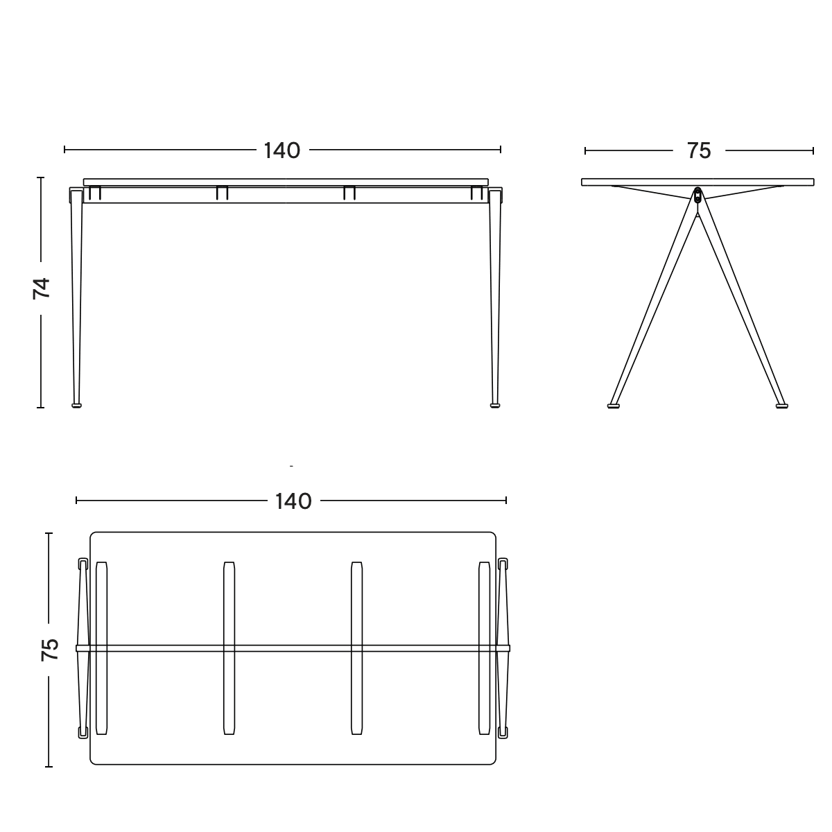 HAY PYRAMID TABLE