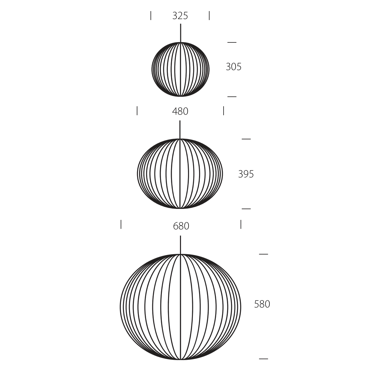 Herman Miller Nelson ball Bubble Pendant
