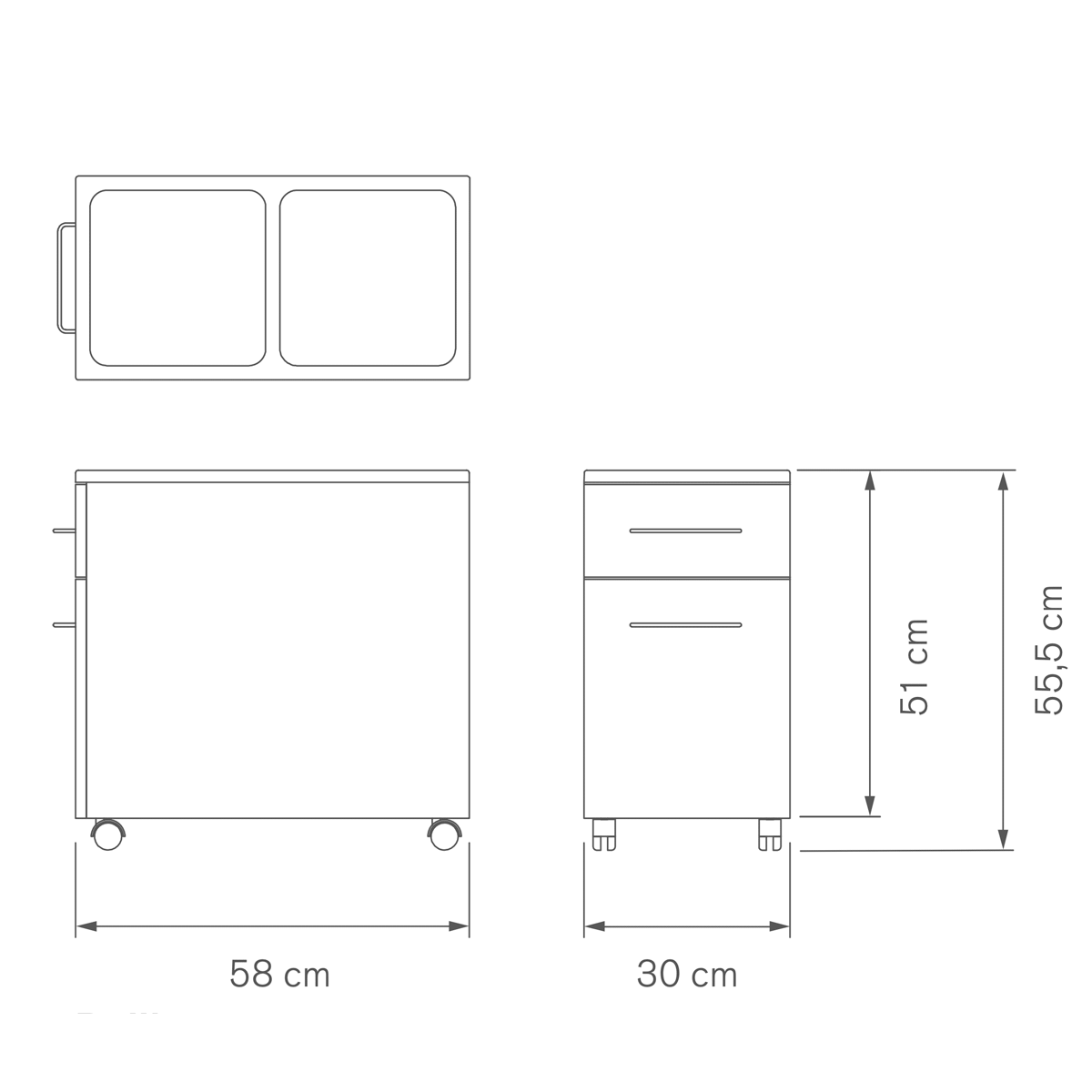String Works Mobile Cabinet