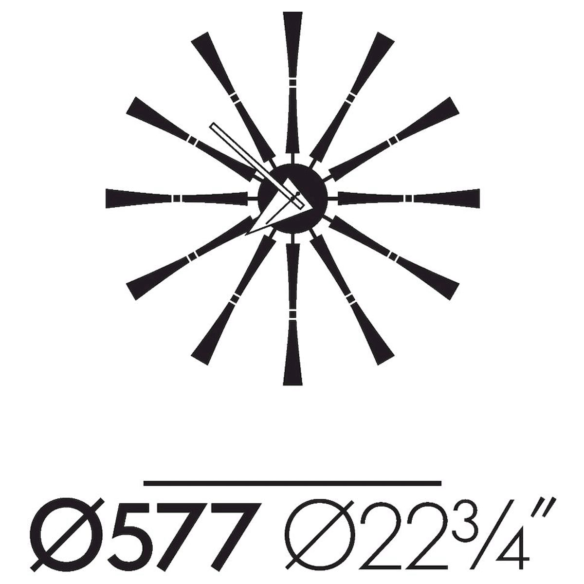 Vitra ヴィトラ Spindle Clock