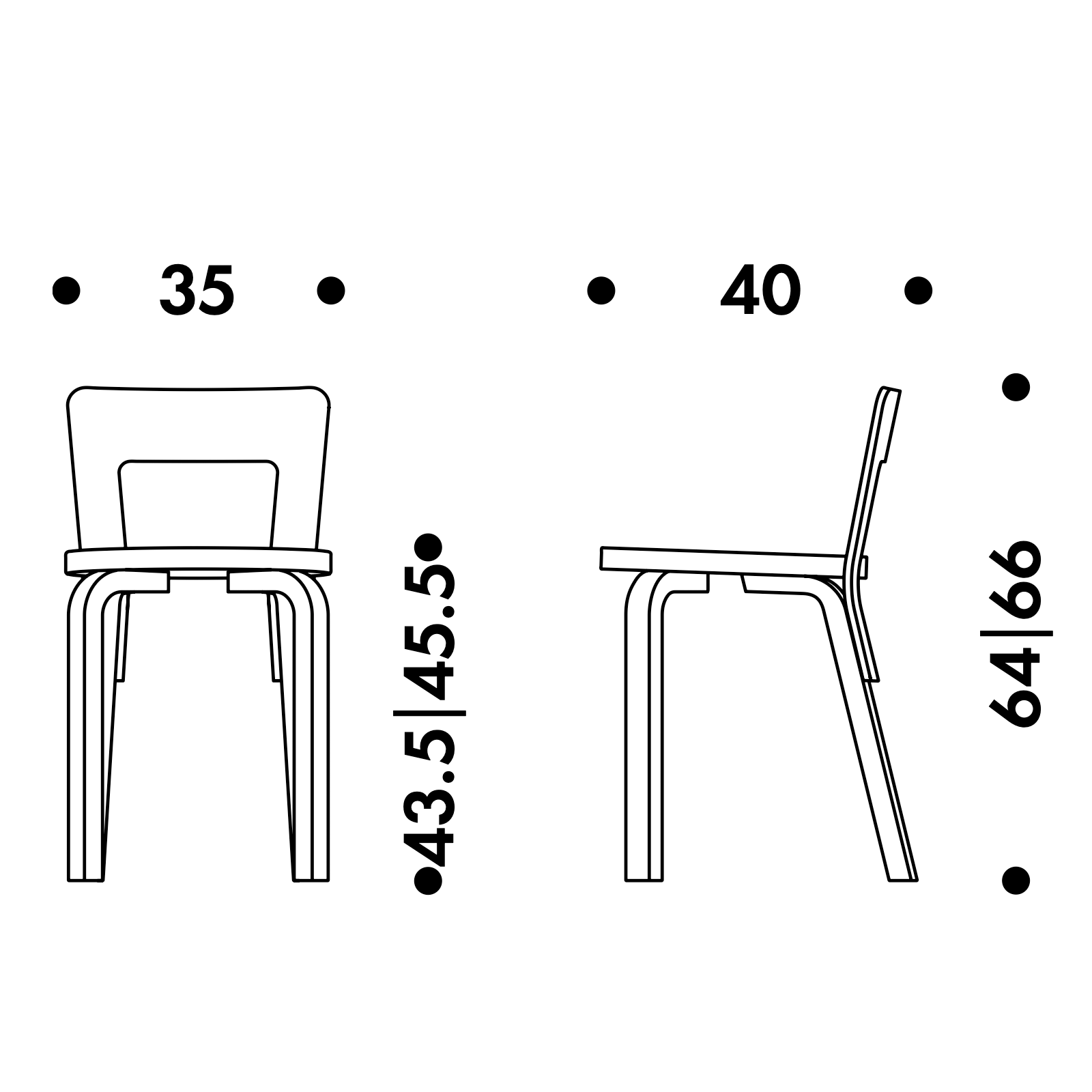 Artek Chair 65　アルテック チェア 65