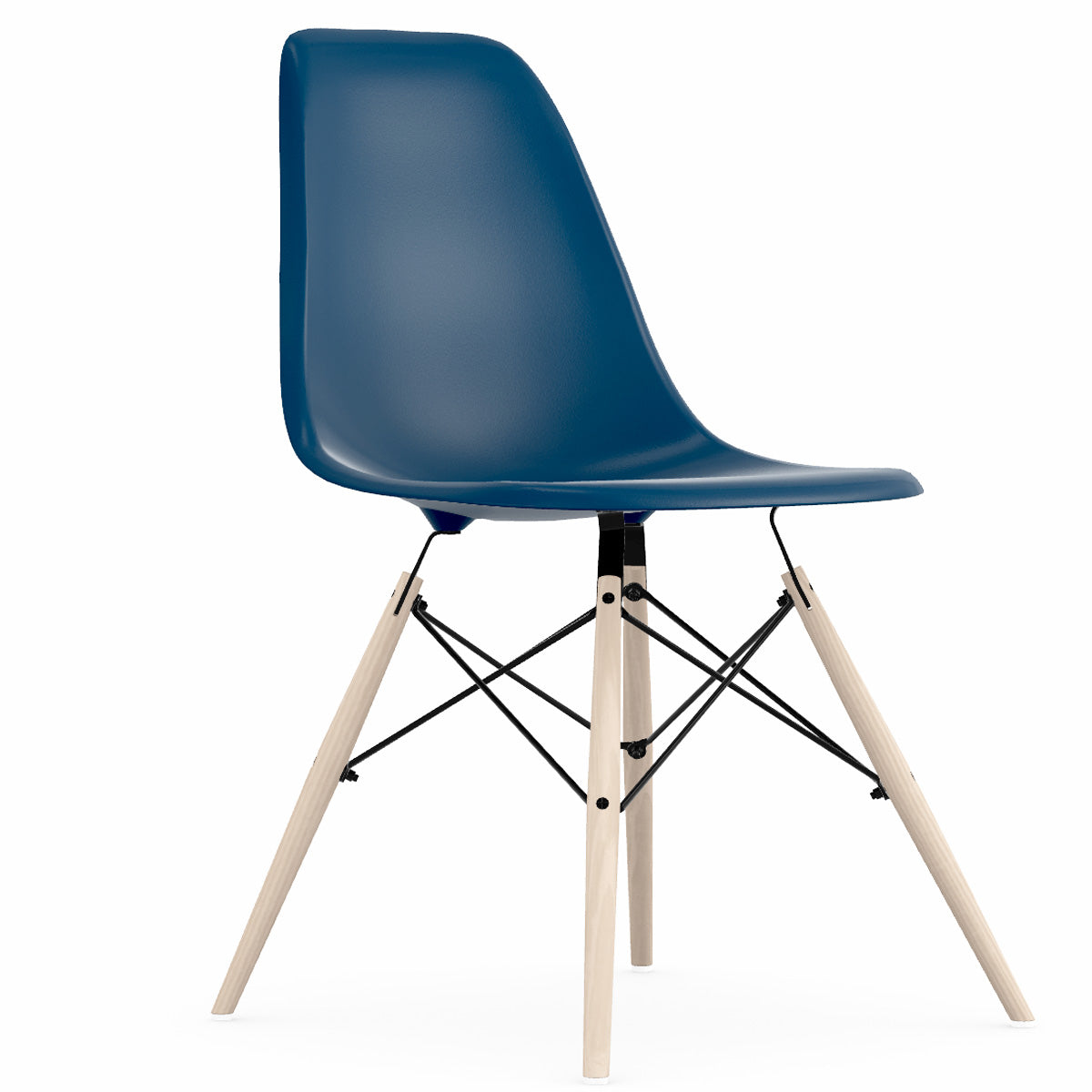 Herman Miller Eames Plastic Shell Side Chair Dowel-Leg