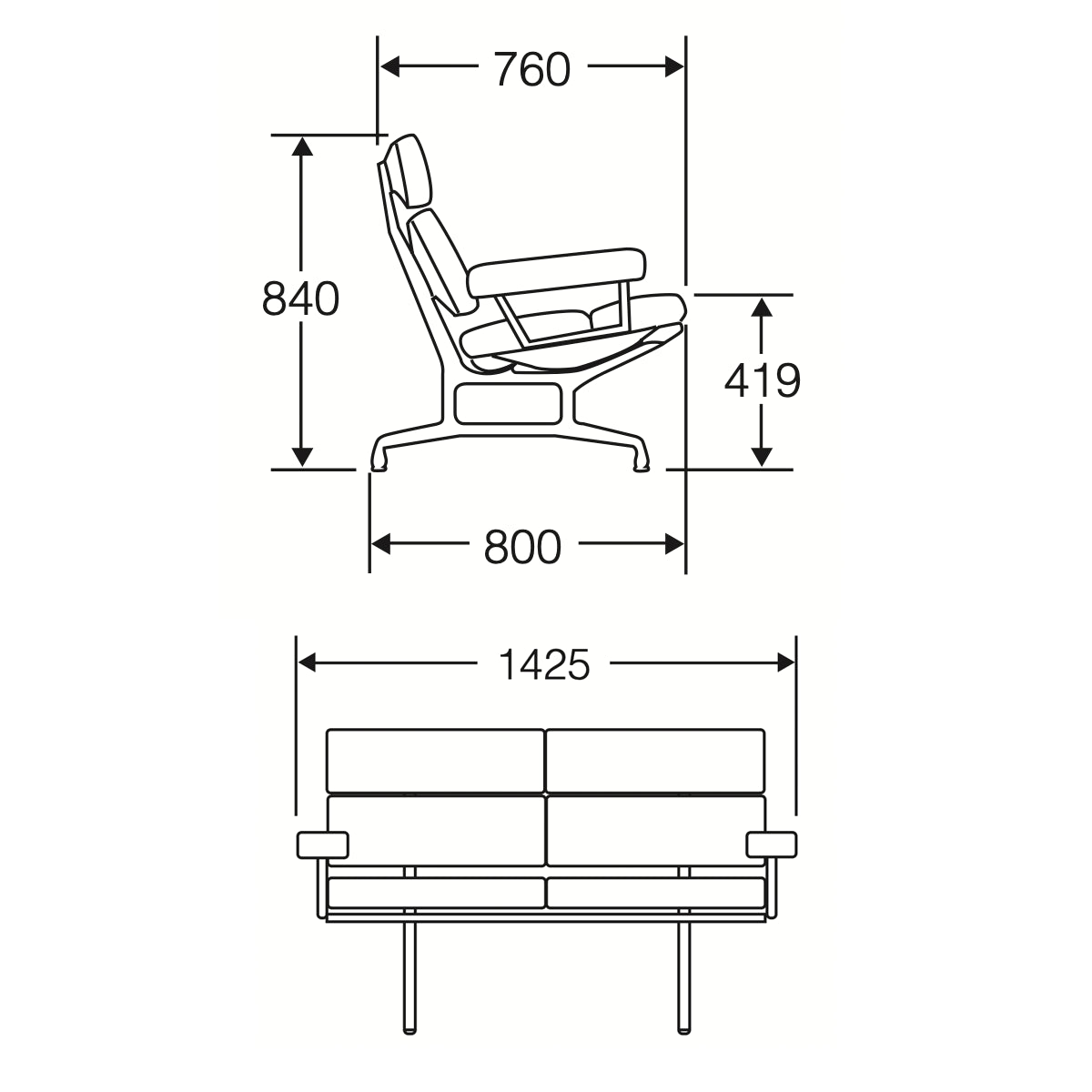 Herman Miller Eames Sofa
