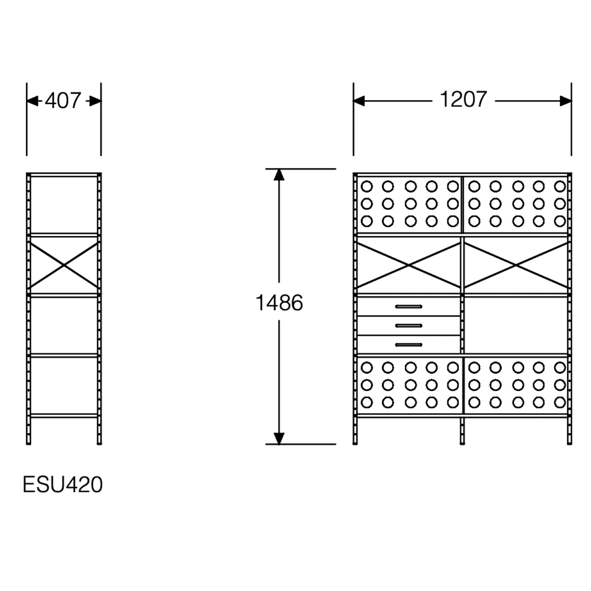 Herman Miller Eames Storage Unit