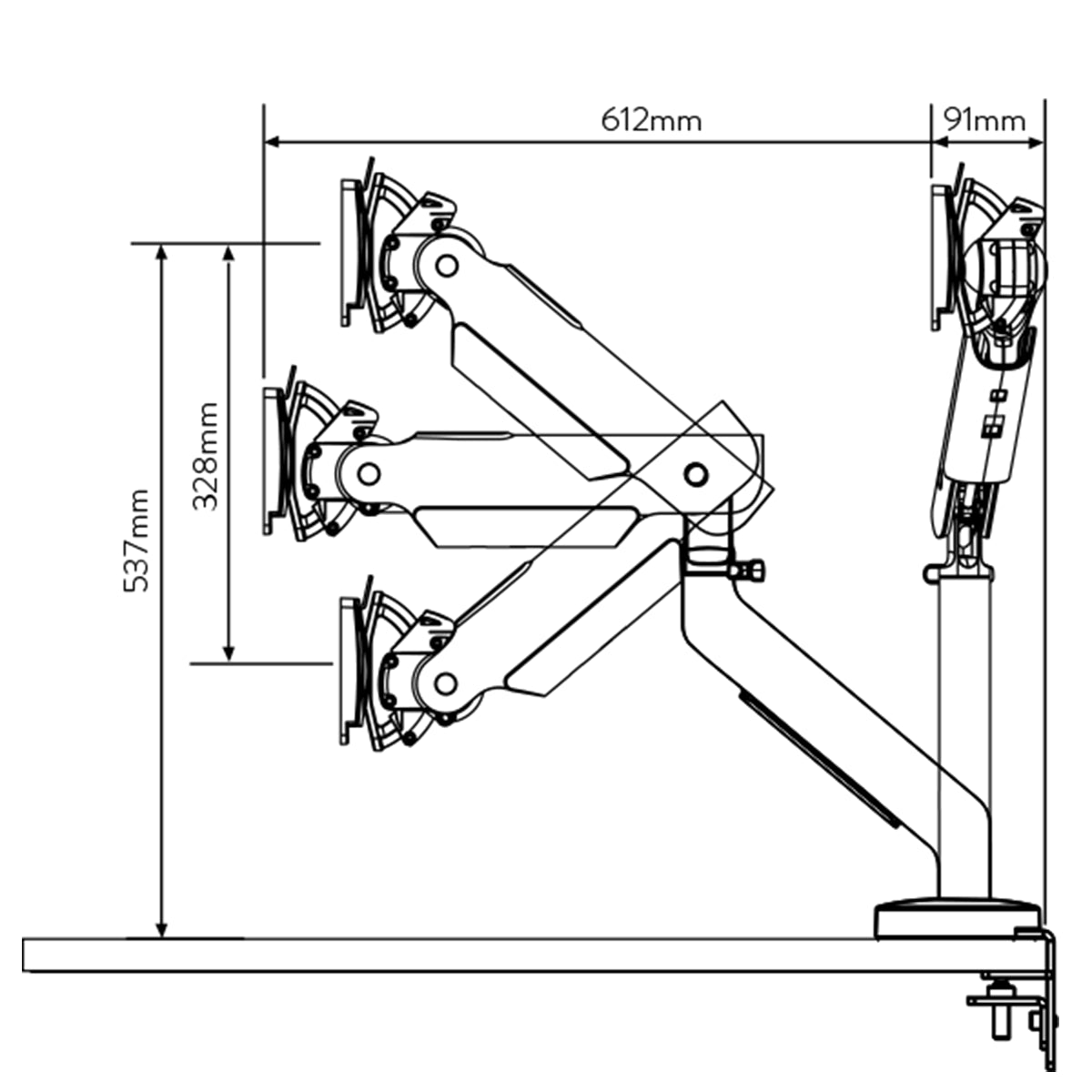 CBS  Flo X Monitor Arm  フロー X モニターアーム