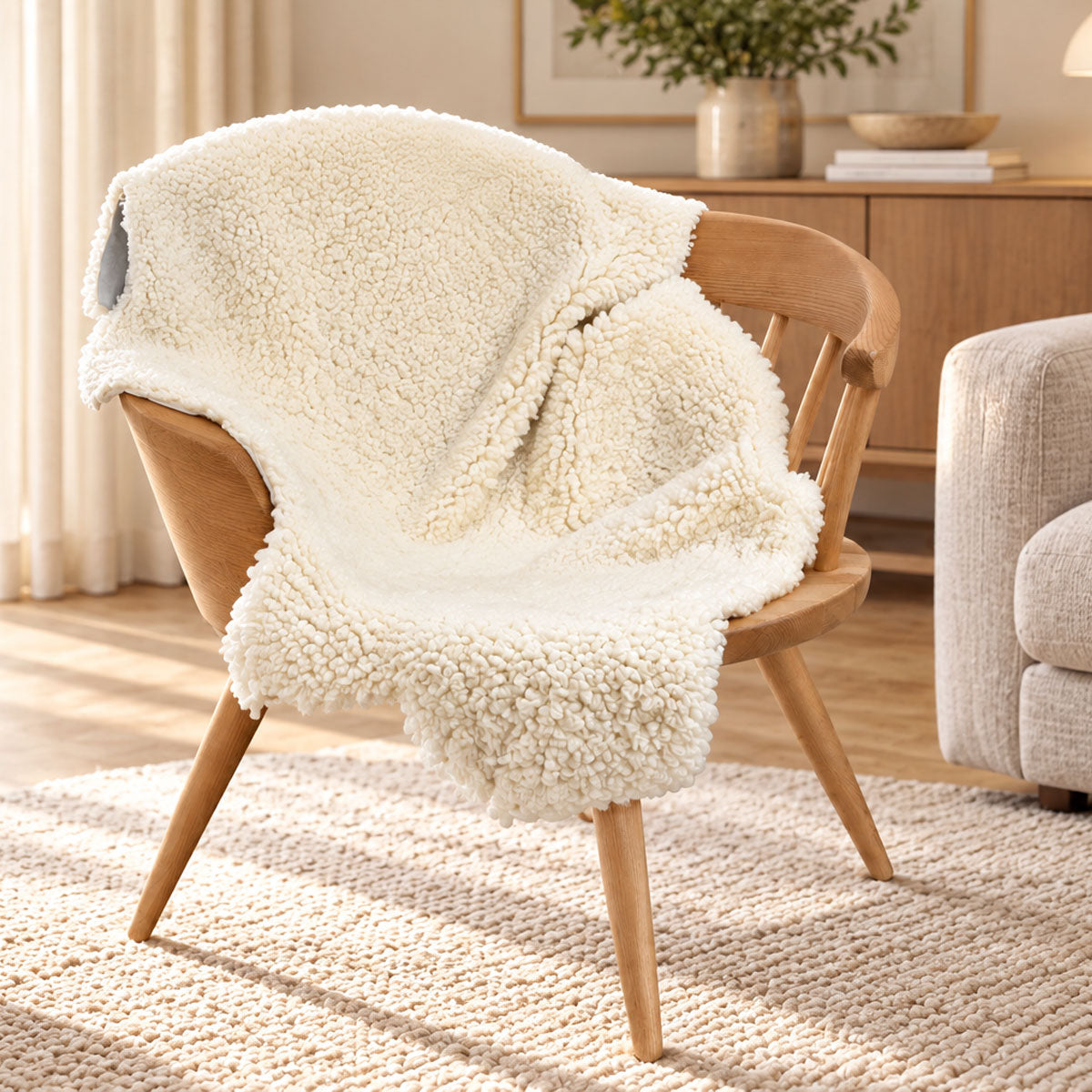 NATURES COLLECTION SHORT CURLY SHEEP SKIN