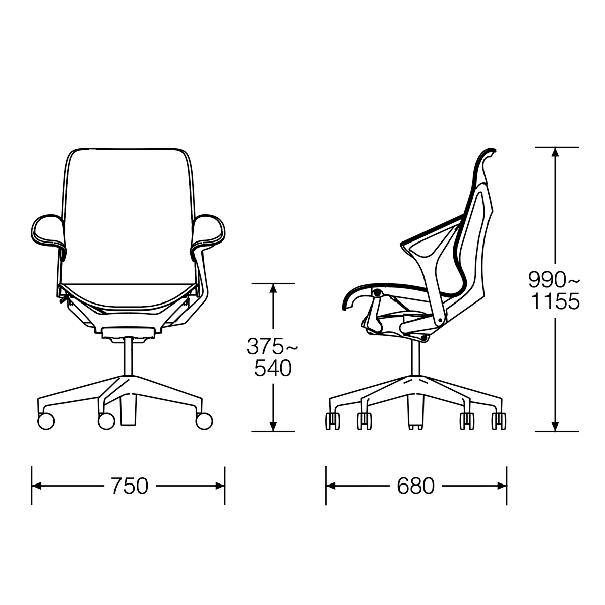 Herman Miller コズムチェア　Cosm Chair
