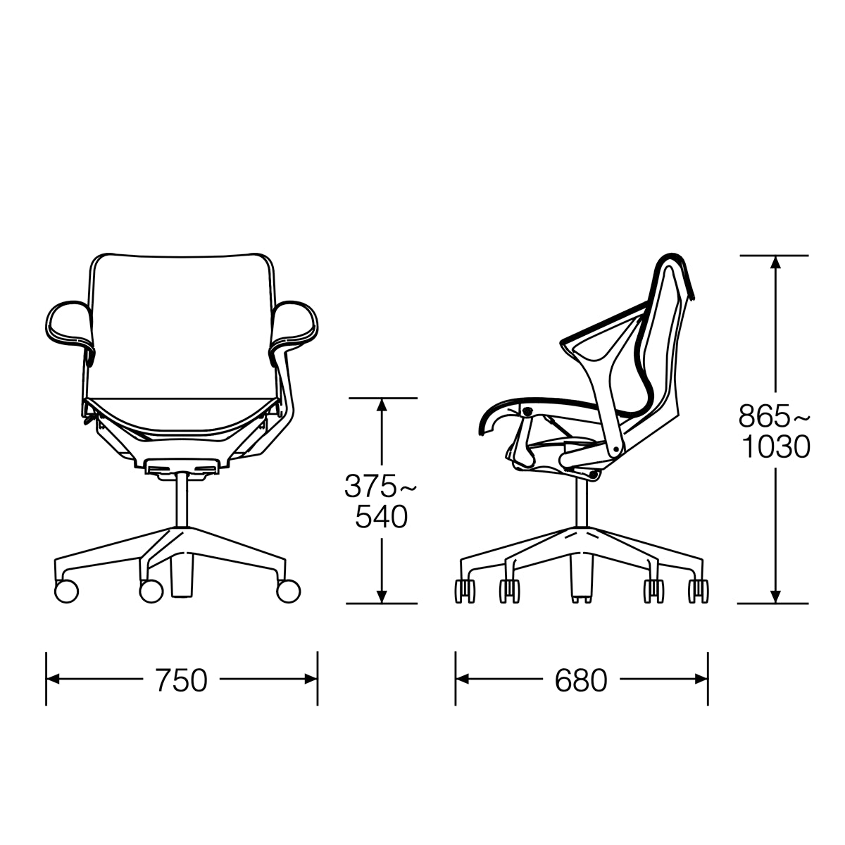 Herman Miller コズムチェア　Cosm Chair