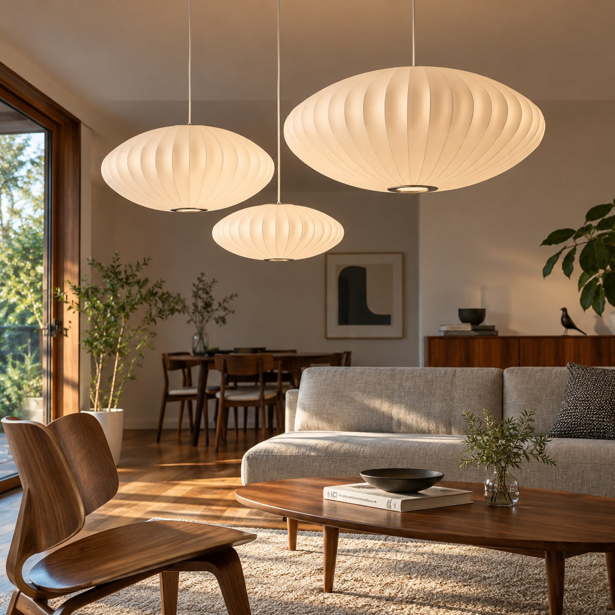 Herman Miller Nelson Saucer Bubble Pendant