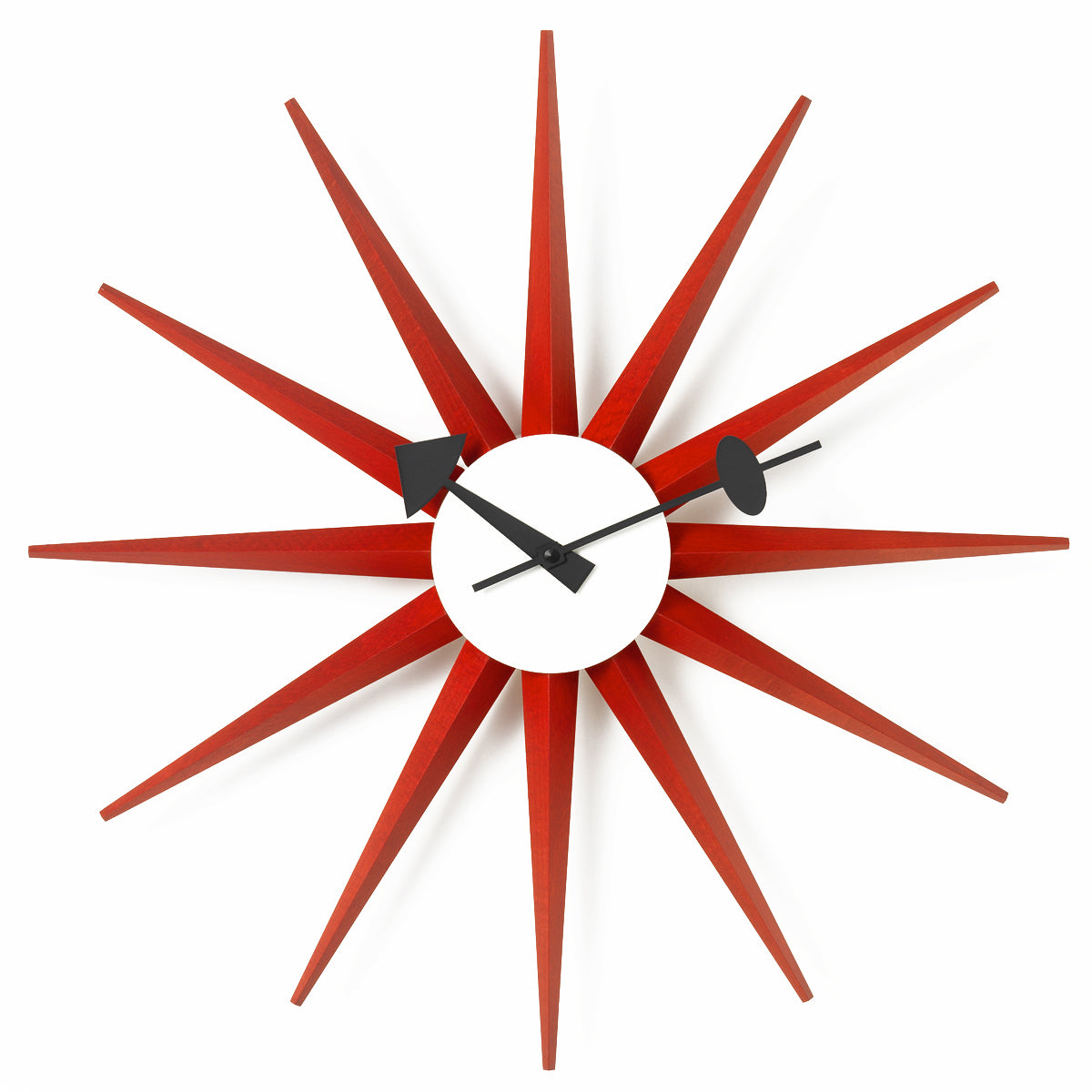 Vitra　正規品　サンバーストクロック　赤　ヴィトラ　時計　ジョージネルソン Vitra ヴィトラ Sunburst Clock サンバーストクロック