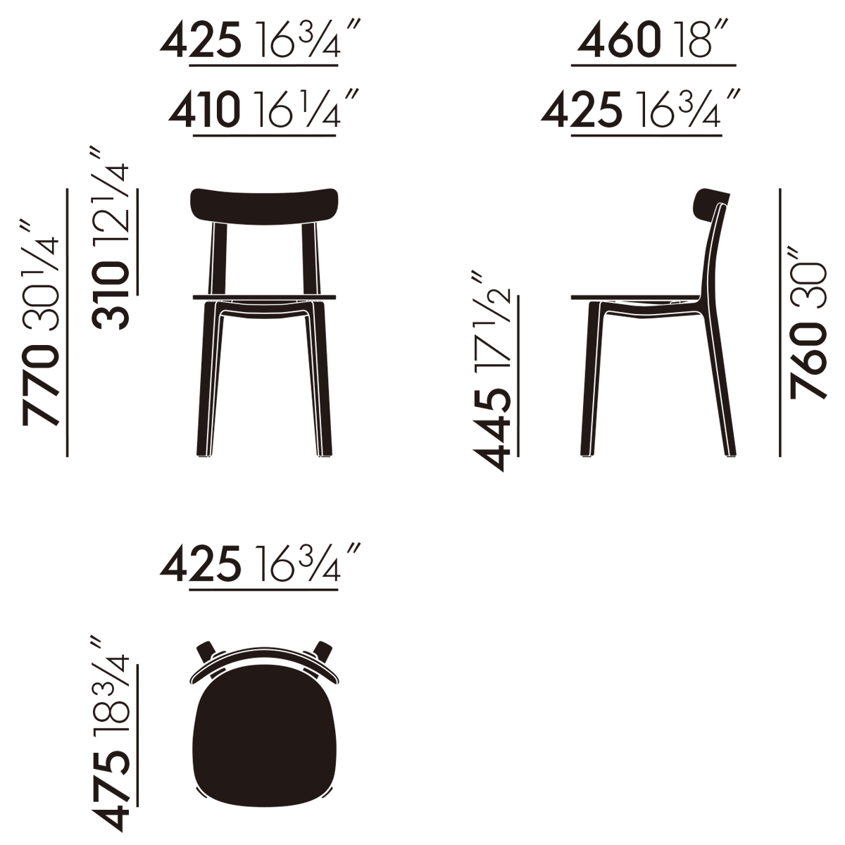 正規品 Vitra APC Chair / ヴィトラ エーピーシーチェア Vitra ヴィトラ APC エーピーシー All Plastic Chair オール