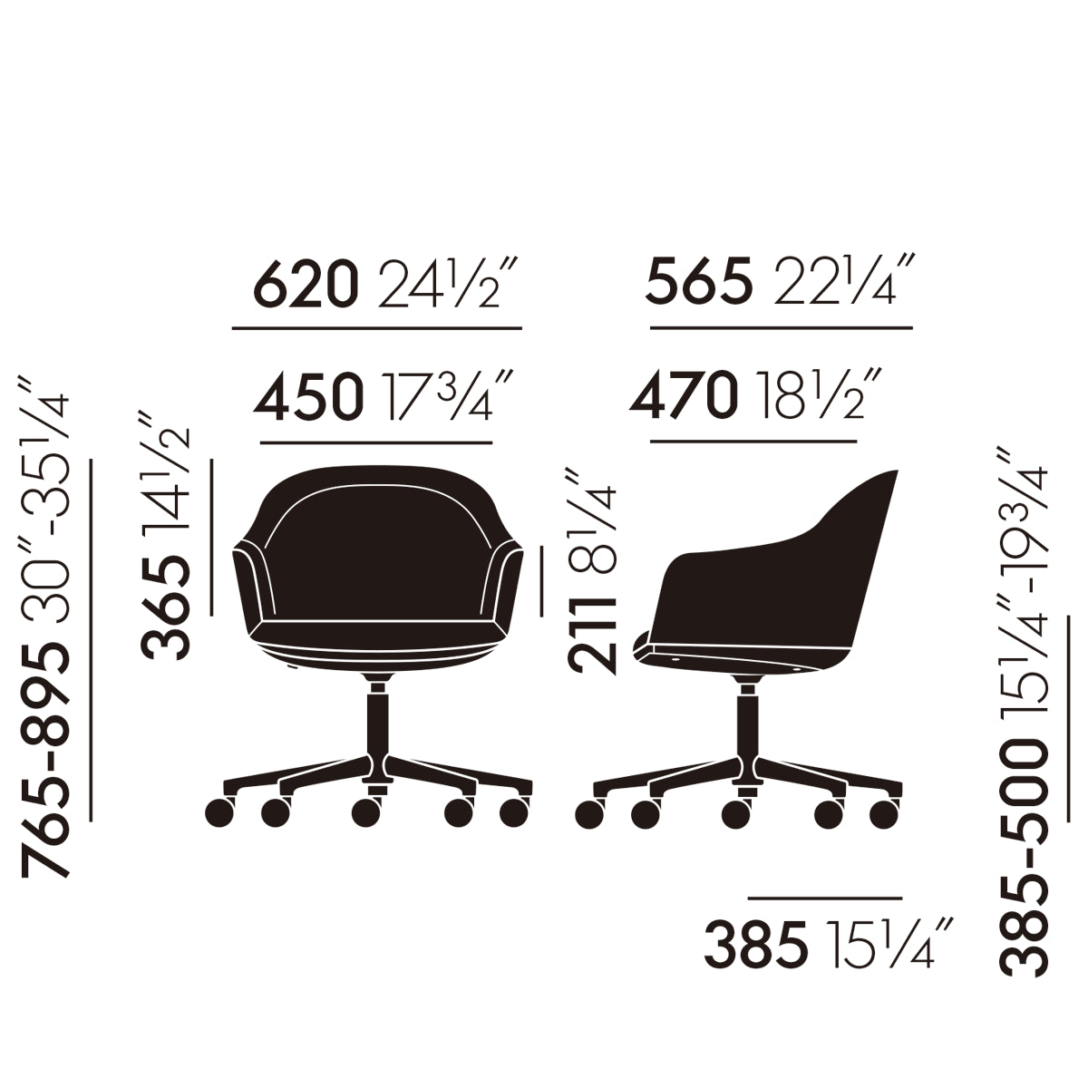 Vitra ヴィトラ Softshell Chair ソフトシェルチェア