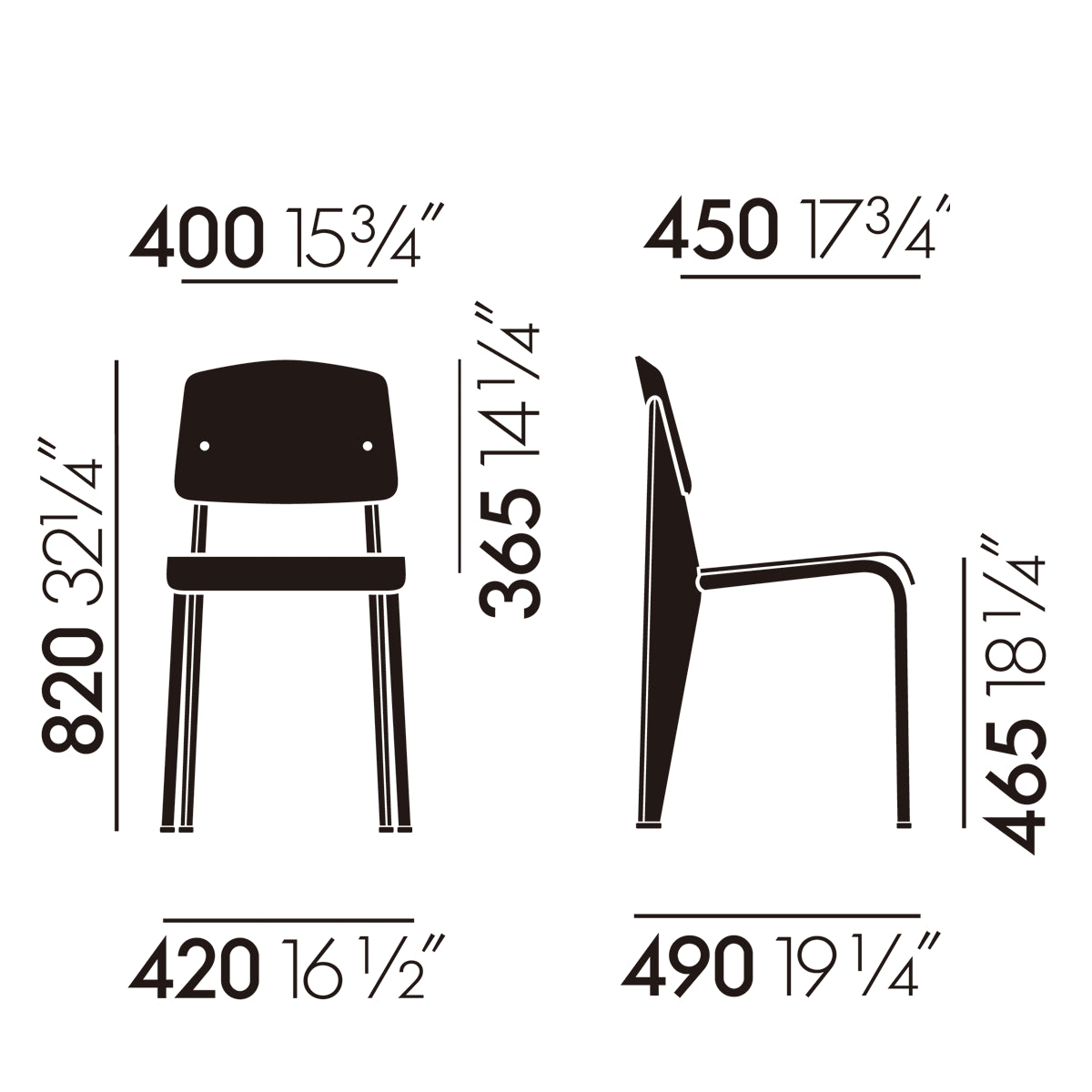 Vitra ヴィトラ Jean Prouvé  Standard SP  スタンダード SP