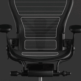 Aeron Chair Graphite Polished Aluminum Hard Floor/Carpet Casters 