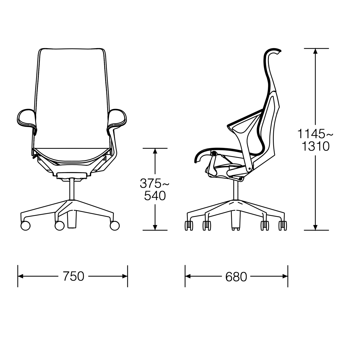 Herman Miller コズムチェア　Cosm Chair