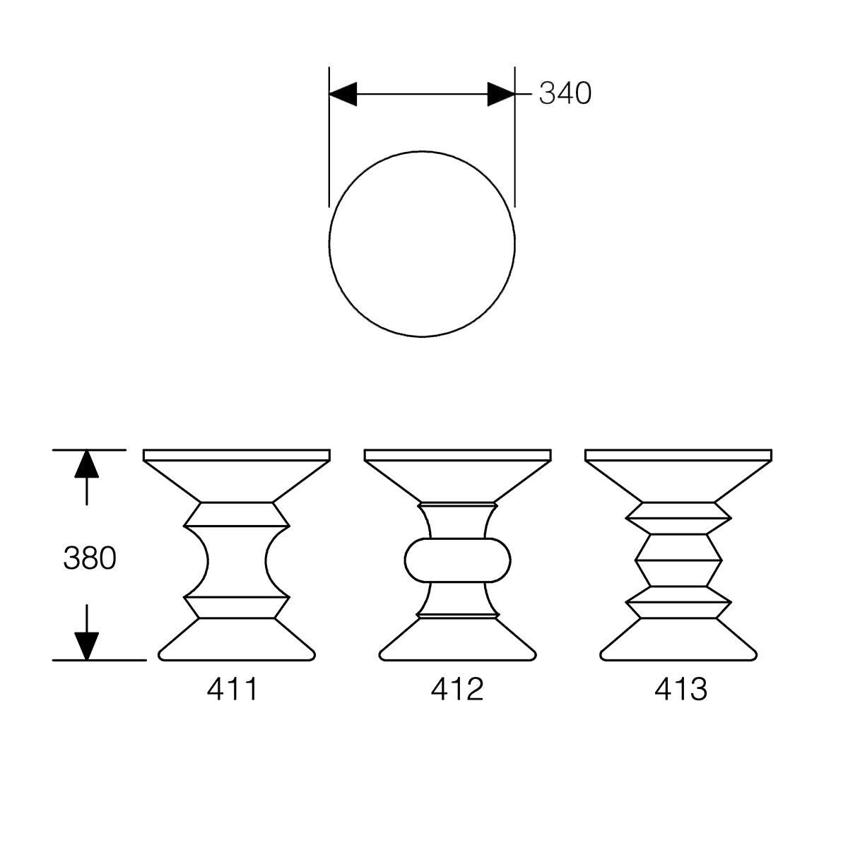 Herman Miller Eames Turned Stool　イームズ ターンド スツール（Eames Walnut Stools）
