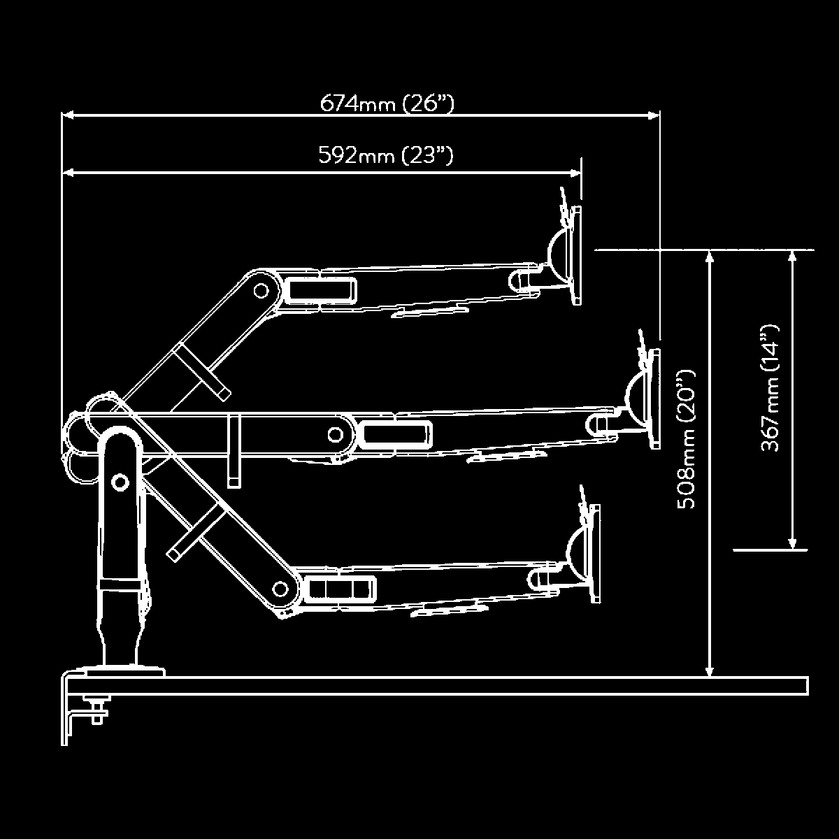 CBS  Ollin Monitor Arm  オーリン モニターアーム